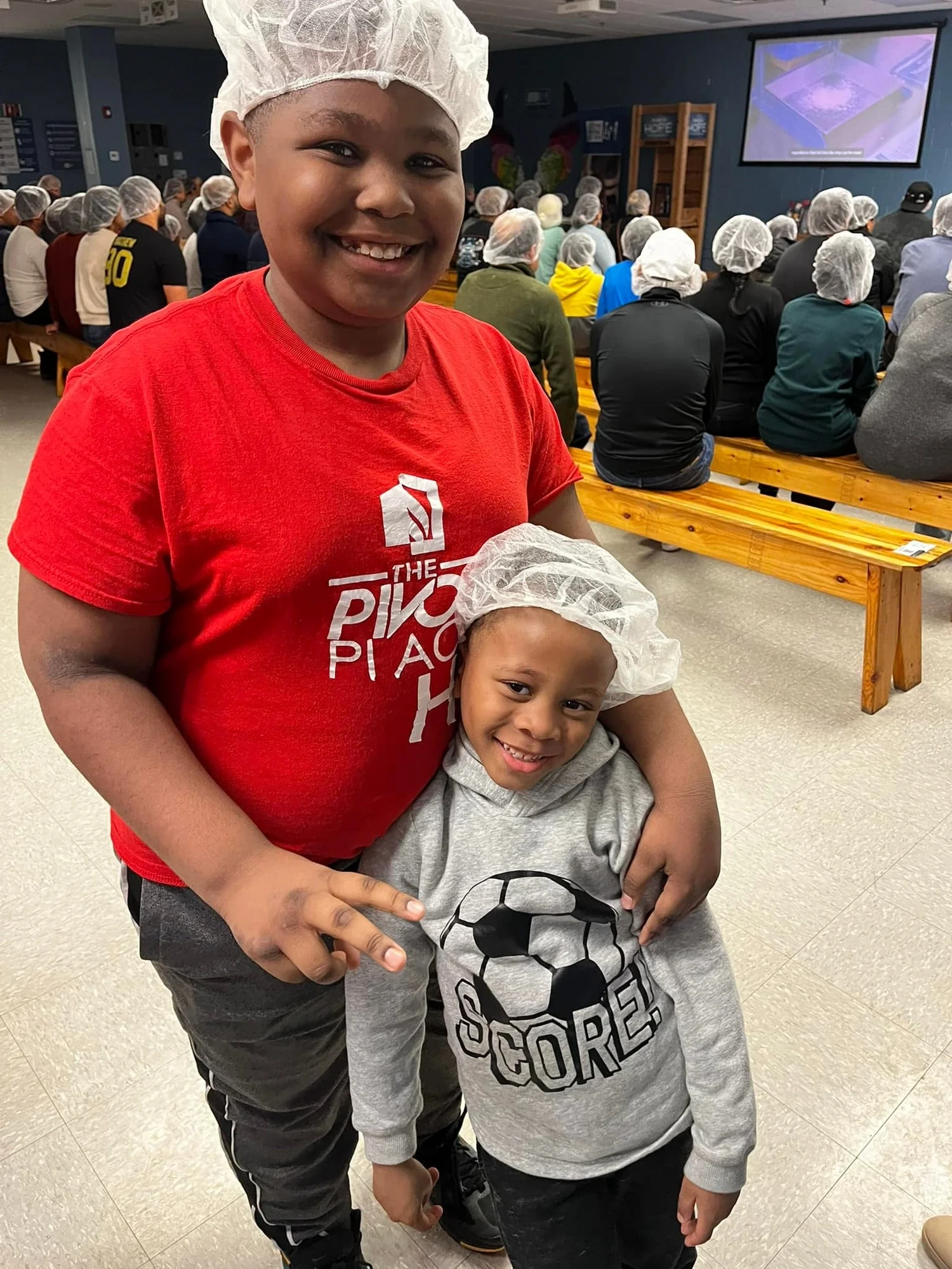 RE//FORM at the Feed My Starving Children packing hall