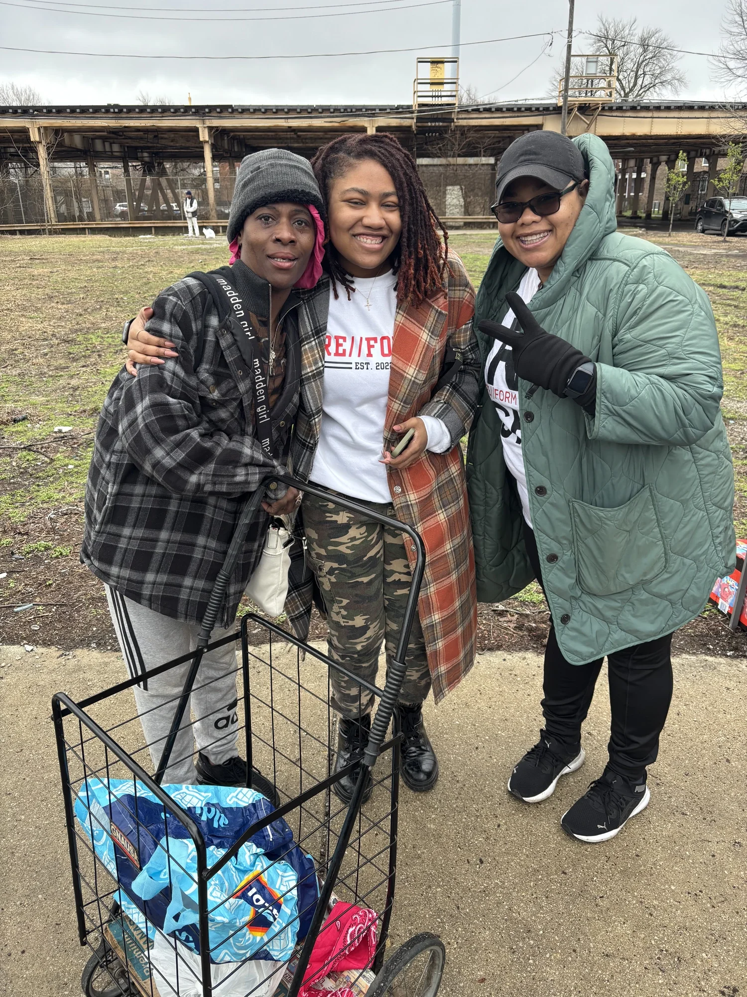 RE//FORM PLACE CHI branded outreach cart
